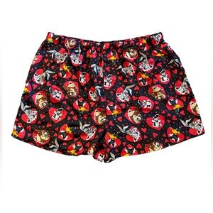 Looney Tunes Vintage Warner Bros. Classic Collection Heart Boxer Shorts NWT New